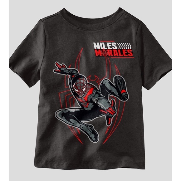 Spider Other - Spider-Man Boys' Toddler 2T Spider Miles Short Sleeve T-Shirt